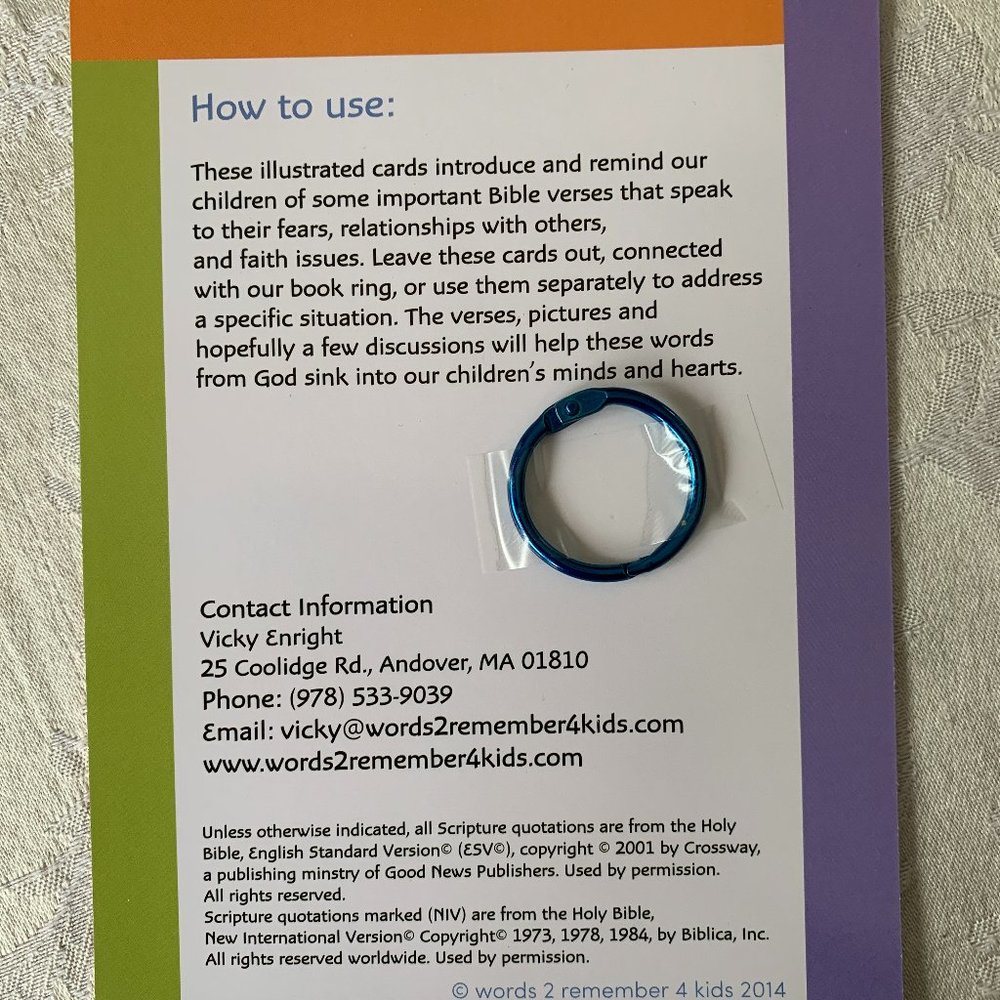 Bible Learning Cards - Picture 7 of 10